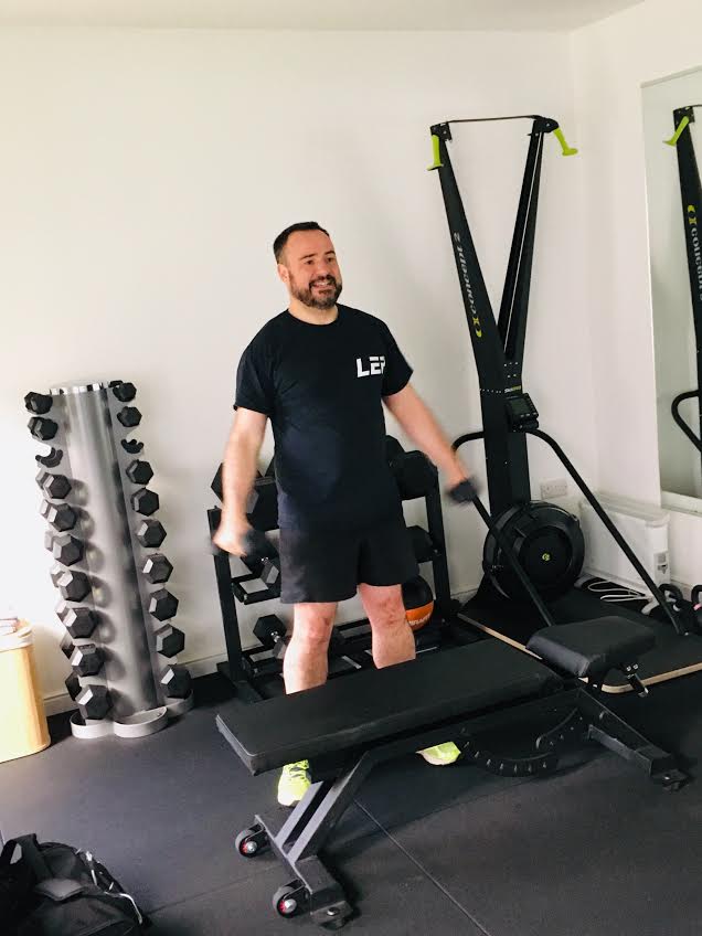 Richard training with LEP Fitness