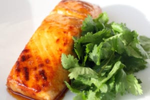 crispy sweet salmon and veggies - LEP Fitness - Keto Dish keto - keto meal plan - foods for keto diet - keto diet foods