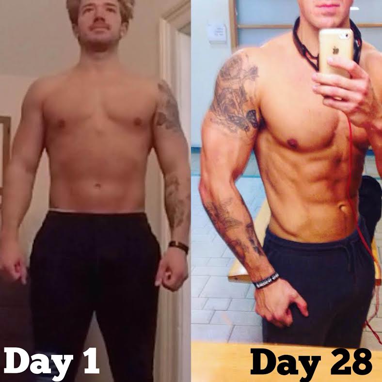 my results on the 28 Day Keto Challenge by LEP Fitness 