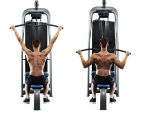 lateral pull downs for a wide back - v-taper