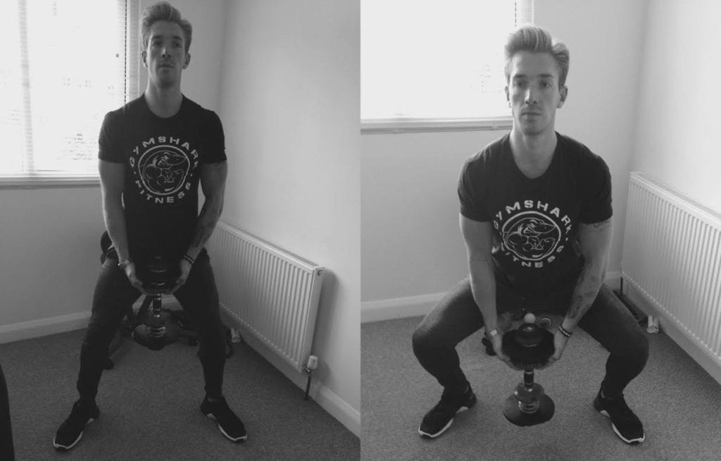 Dumbbell Sumo Squat - by sheffield personal trainers LEP Fitness