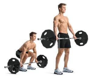 deadlifts to build a wide back
