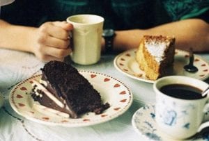 cake and coffee 