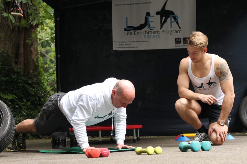 fitness training with LEP FITNESS