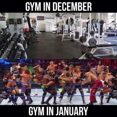gym in december vs gym in january 
